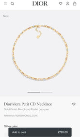 China Replica Dior Necklaces 69usd Only